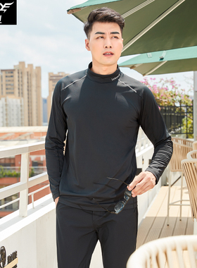 犇业男户外软壳恒温裤防风防水亲肤春秋款打底衫抓绒裤E204 Q9517