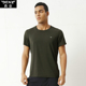 圆领纯色夏季 犇业爆风系列短袖 运动网孔透气速干修身 男t恤9470