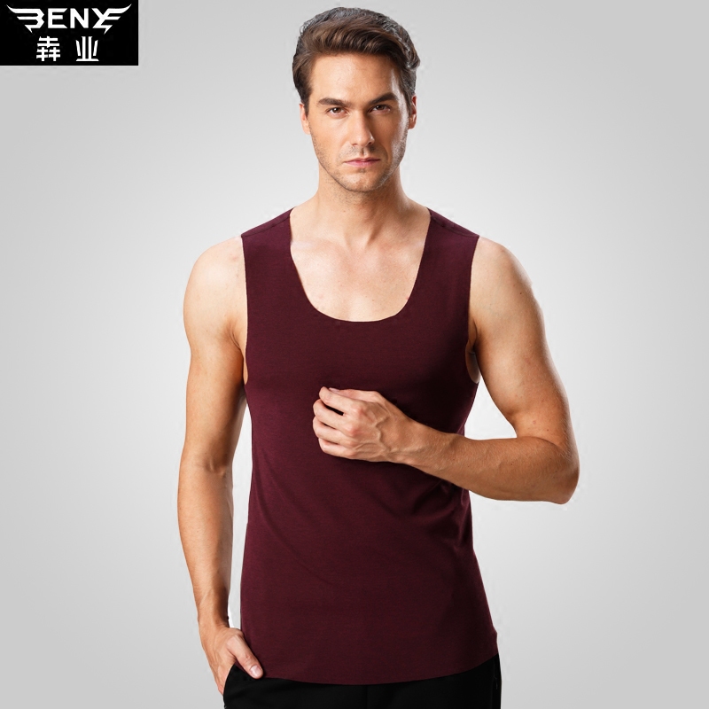 秋冬无痕砍袖修身马甲保暖背心