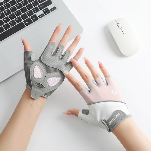 健身手套女薄壶铃提壶哑铃器械训练撸铁防滑防起茧男硬拉运动骑行