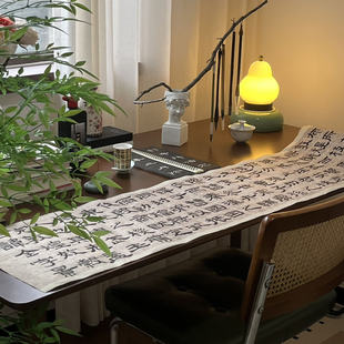 书法桌家用书桌学生写字台新中式毛笔字国学桌子课桌全实木学习桌