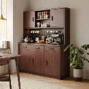 酒柜餐边柜靠墙一体橱柜家用厨房备餐柜客厅置物柜子储物柜茶水柜