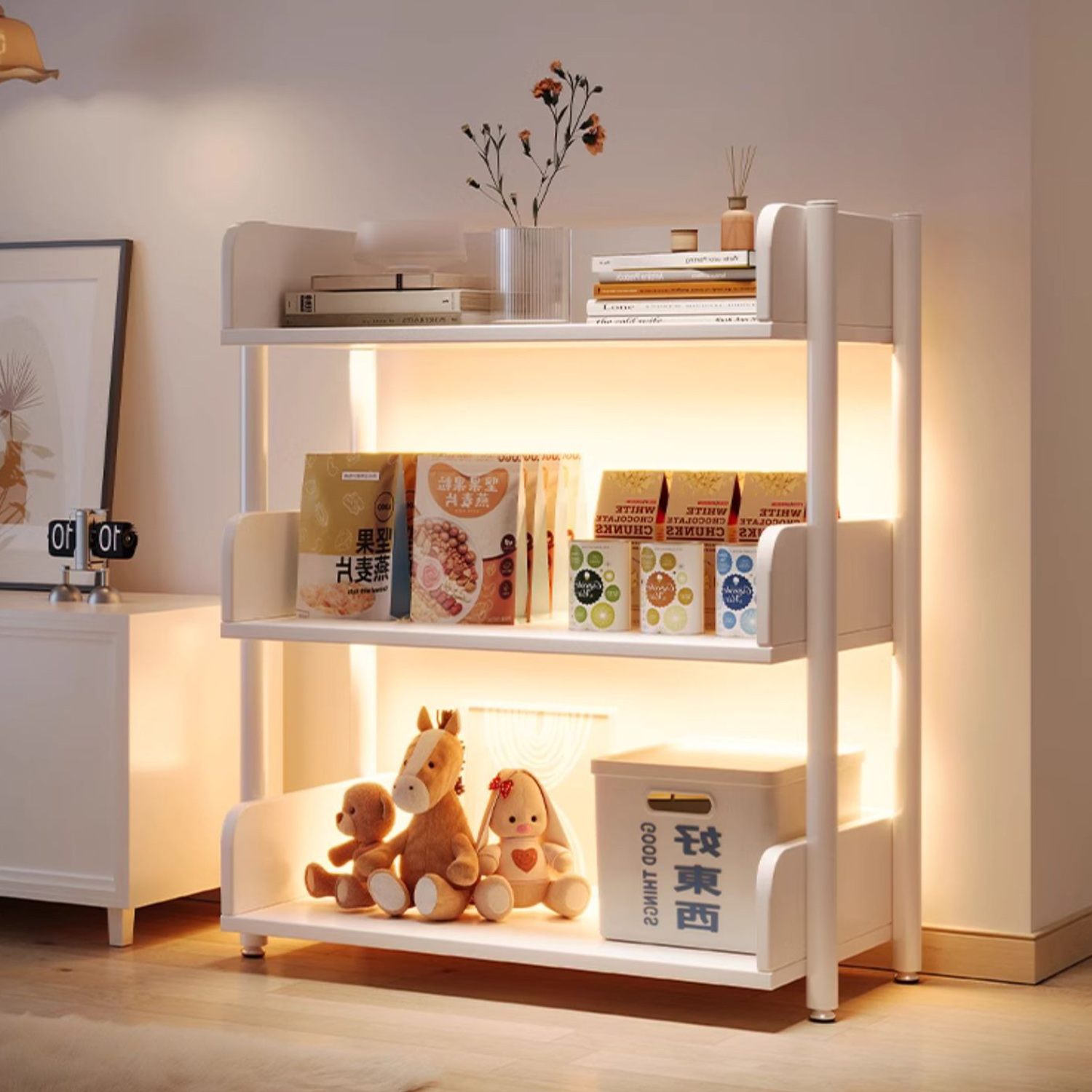 多功能 书架/置物架/货架/零食架/玩具收纳