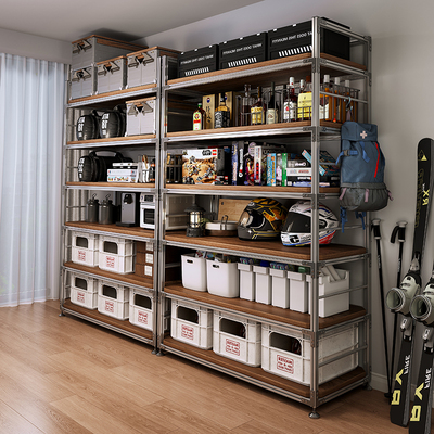 铝挤型材料框架置物架落地多层铝合金收纳展示架家用阳台diy组合