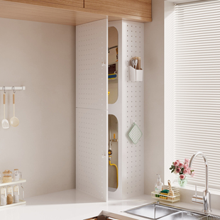 隐序厨房洞洞板L型燃气表保护罩燃气管道美化装饰烟道开门遮挡板