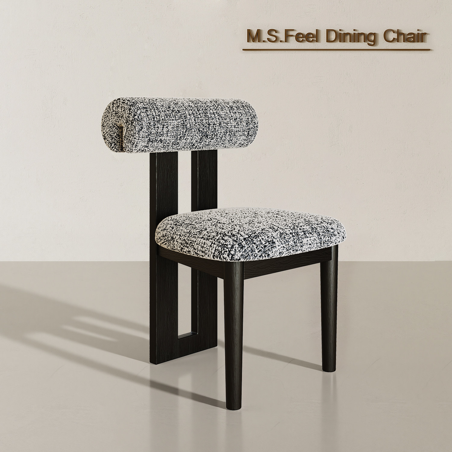 餐椅中古实木法式复古靠背软包轻奢高级餐桌化妆凳河马椅子岛台椅