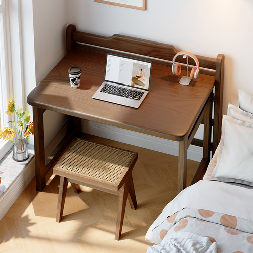 全实木书桌折叠学习桌家用小户型