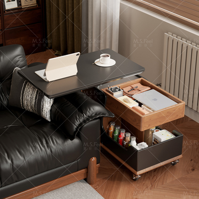 【实木柜体+岩板台面】材质升级