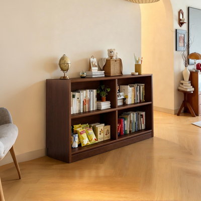 实木书架客厅落地置物柜儿童储物