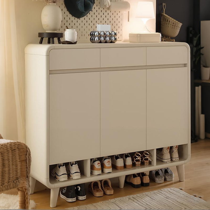 2025新款奶油风【门口好看鞋柜】