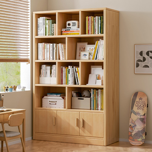 【超高性价比】实木大书柜