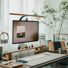 实木电脑增高架办公桌上台式显示器桌面置物架收纳架笔记本支撑架