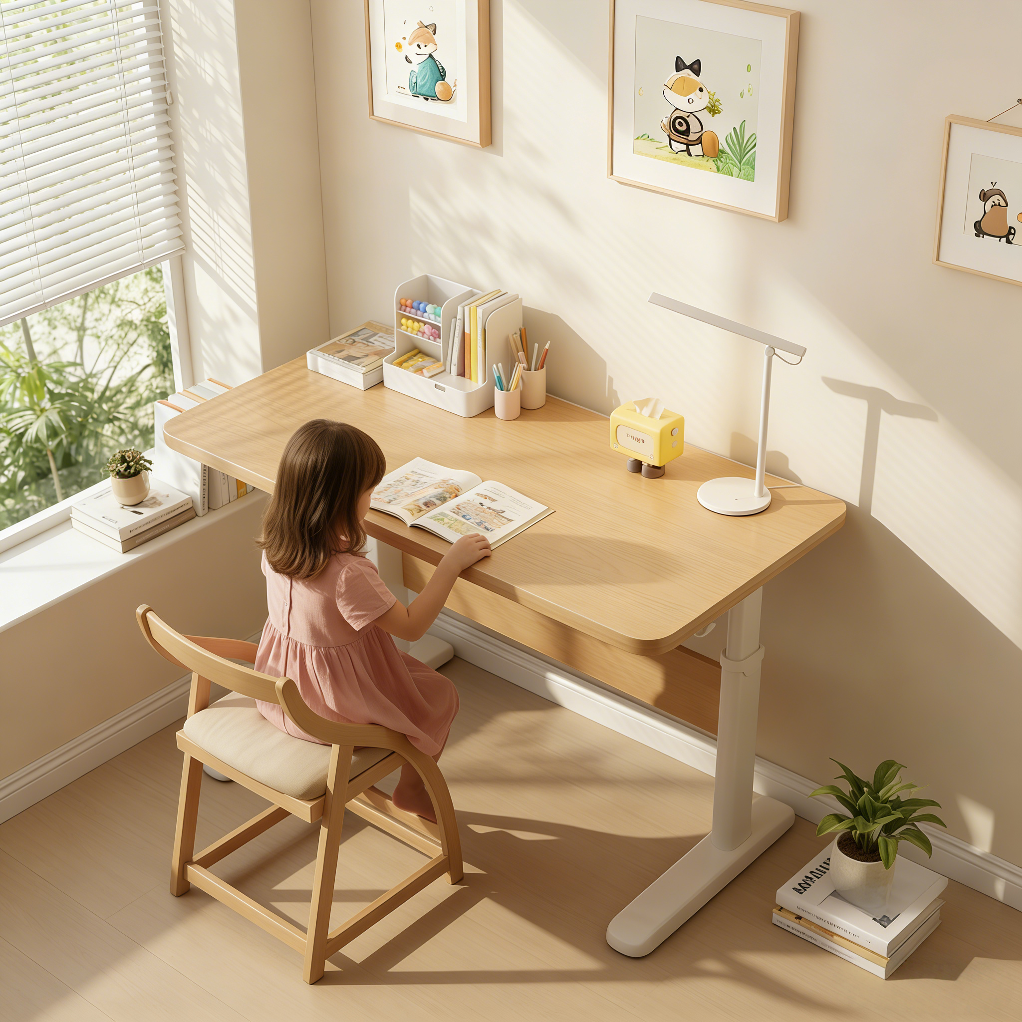 学习桌小学生家用实木儿童书桌作业桌双人写字桌电脑桌可升降桌子,住宅家具,电脑桌,淘宝优惠券,粉丝福利购,淘宝优惠卷