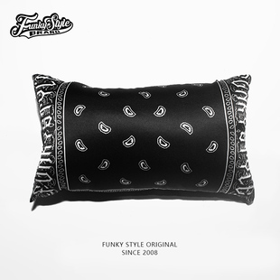 FunkyStyle西海岸头枕腰果花车座椅枕头安全带护肩汽车内饰品潮