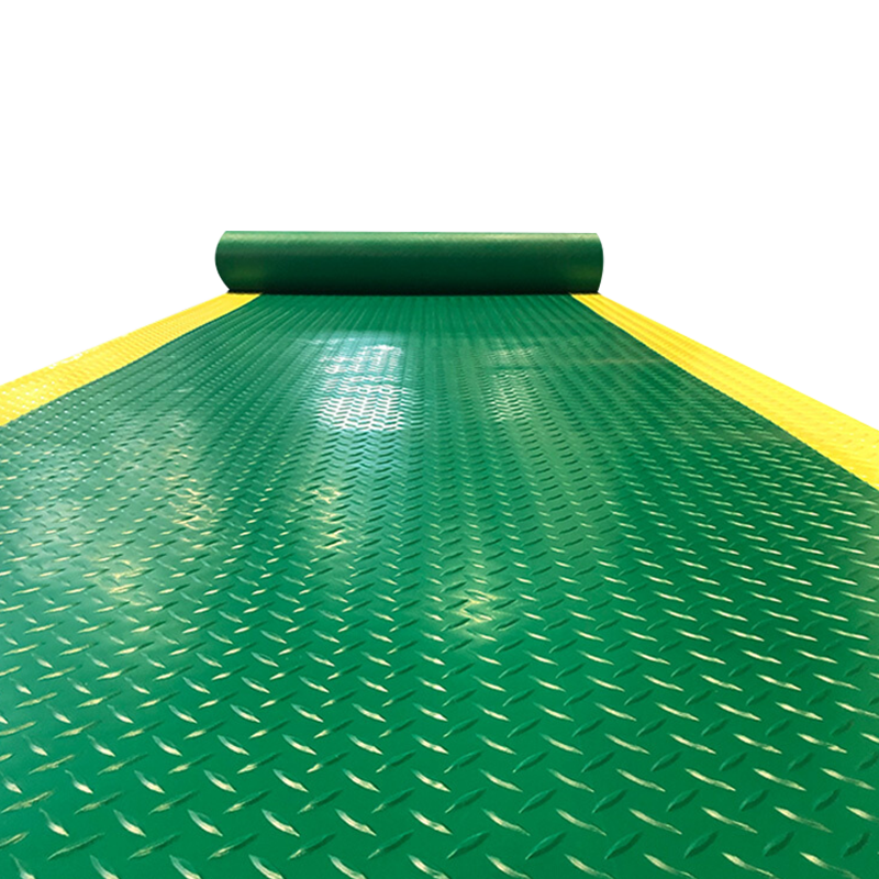 英达罗 工厂车间PVC走道地胶防静电地垫工业过道胶垫耐磨防滑脚垫