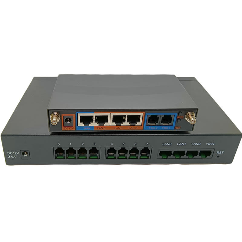 10外线FXO 32分机SIP(10进32出)网络程控IP电话交换机智能直线自动总机IVR通话广播转接代接抢接外呼PBX