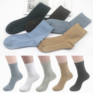 10双包邮 男士秋冬季厚款保暖纯棉中长筒袜 运动休闲袜全棉袜子男