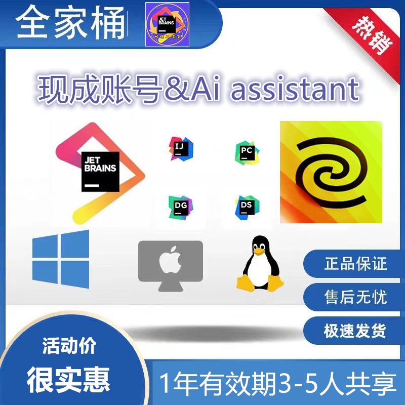 ai assistant插件共享账号 带全家桶 有效期到25年4