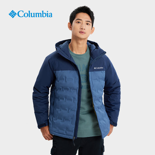 Columbia男热能反射防水羽绒服