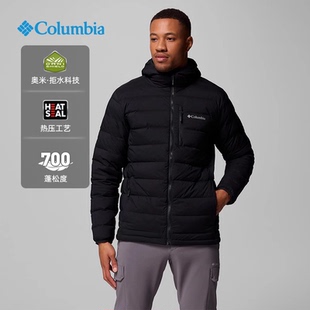 Columbia哥伦比亚2025秋冬新款户外男700蓬轻薄拒水羽绒服WE1852