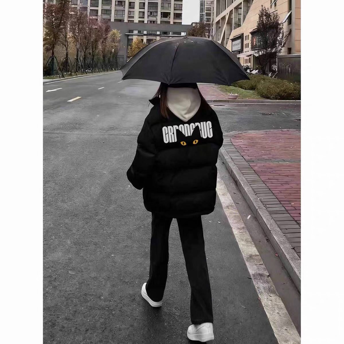 流行美式羽绒棉服女款冬季2026新款面包服百搭宽松不臃肿高街外套
