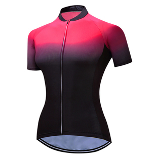 2019 Cycling Jersey Women Bike Top Shirt Short Sleeve MTB