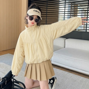 女童薄款防晒衣外套2026新款儿童轻薄夏装中大童夏款百搭防晒服潮