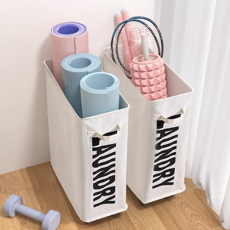 新疆包个邮瑜伽垫子收纳筐泡沫卷轴杂物收纳篮运动健身器材收纳架