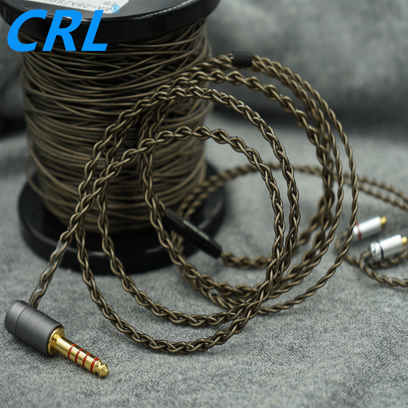 CRL 7N单晶铜镀银SE535846ie80s黑黄鹂IM03042.5mm4.4平衡升级线