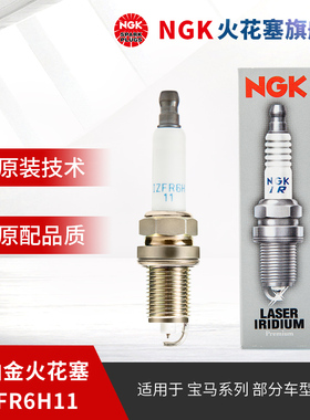 NGK铱铂金火花塞IZFR6H11 4294单支装适用于宝马320i/750Li/520Li