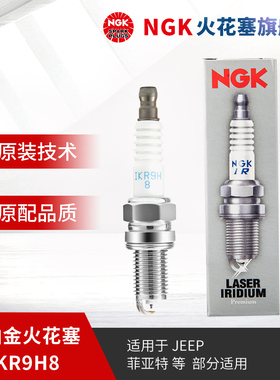 NGK铱铂金火花塞 IKR9H8 92395 单支装适用于菲翔博悦领雅致悦