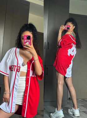 宽松嘻哈球衣棒球服外套欧美式