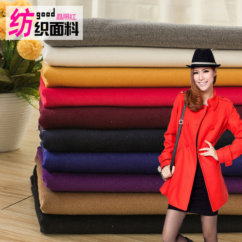 磨毛呢子加厚服装DIY布料
