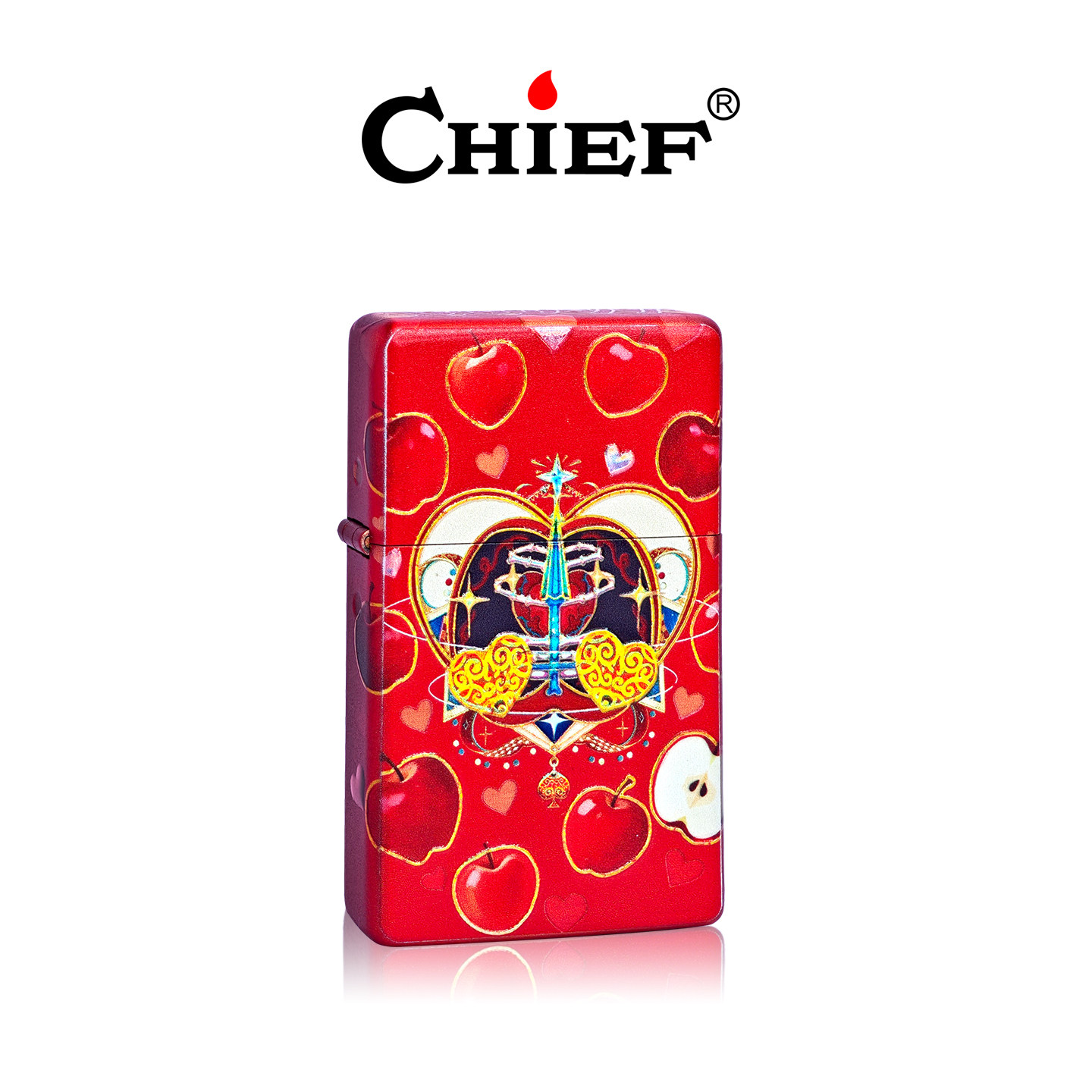 苹心告白-Chief首领煤油打火机高档复古防风情人节送对日礼物