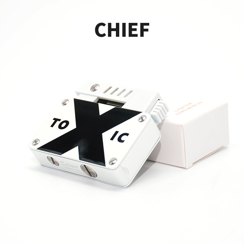 CHIEF首领煤油打火机高档防风创意个性潮极简轻奢老式复古男火机