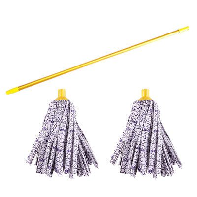 妙洁神奇布质老式长杆吸水拖把