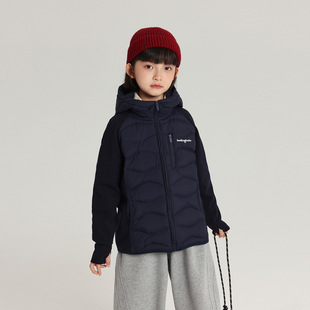 外贸童装羽绒服2025冬季新款儿童连帽轻薄款羽绒服90绒子含量