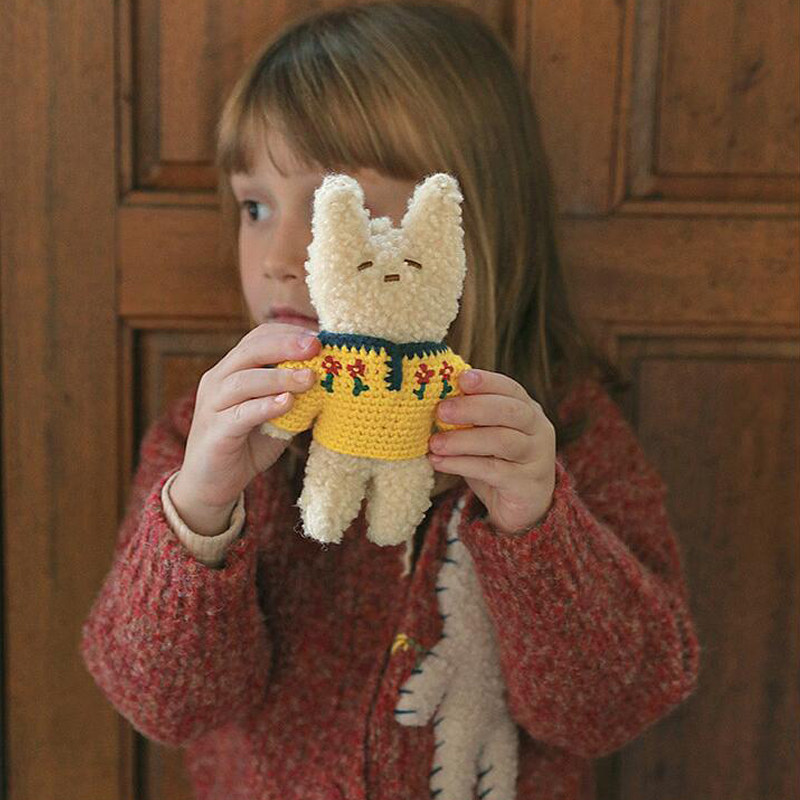 锦小和 amber韩国童装女童时尚兔子娃娃儿童可爱毛衣兔子玩偶挂件,玩具/童车/益智/积木/模型,毛绒/玩偶/公仔/布艺类玩具,淘宝优惠券,粉丝福利购,淘宝优惠卷