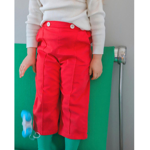 哦哦乐韩国童装和 makaret韩国童装女童裤子春秋外穿新款洋派儿童