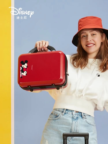 Дисней, маленький красный чемодан, мультяшная коробка, система хранения, сумка, 12 дюймов