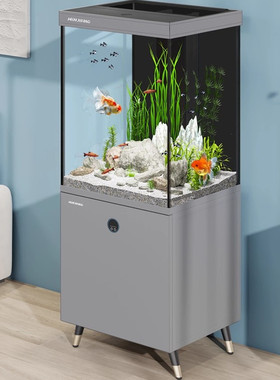 闽缸新款方缸小型客厅办公室几边鱼缸自循环生态造景底滤水族箱