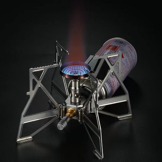 柯曼蝴蝶炉折叠防风燃气无电炉头