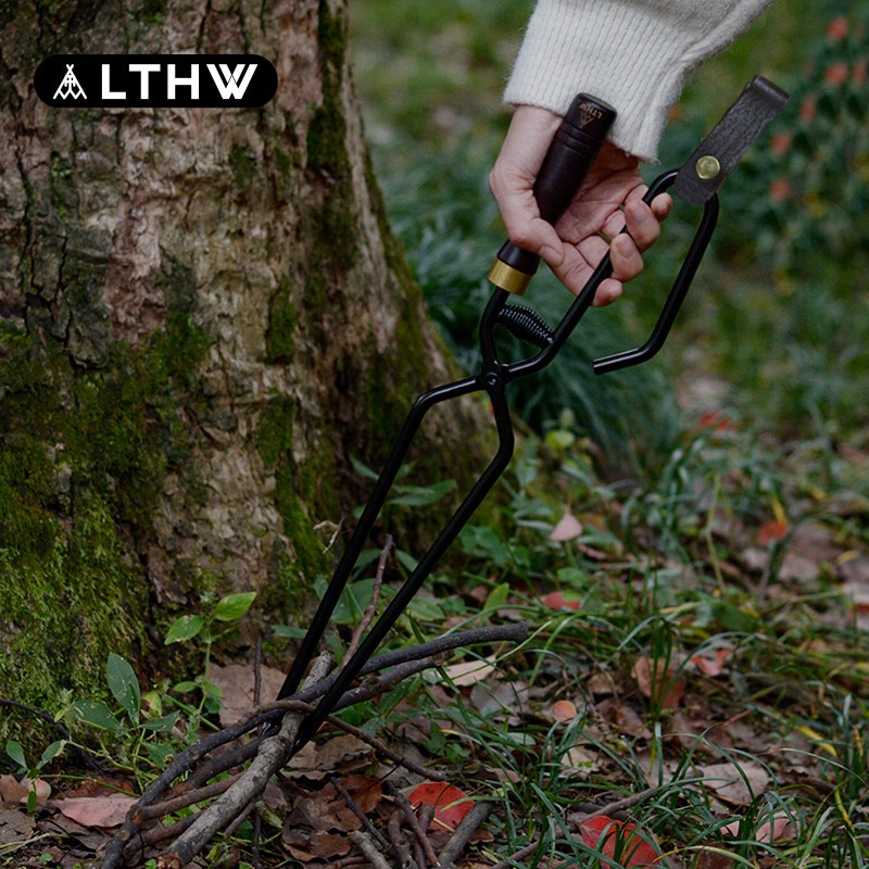 LTHW旅腾户外火钳烧火工具碳夹