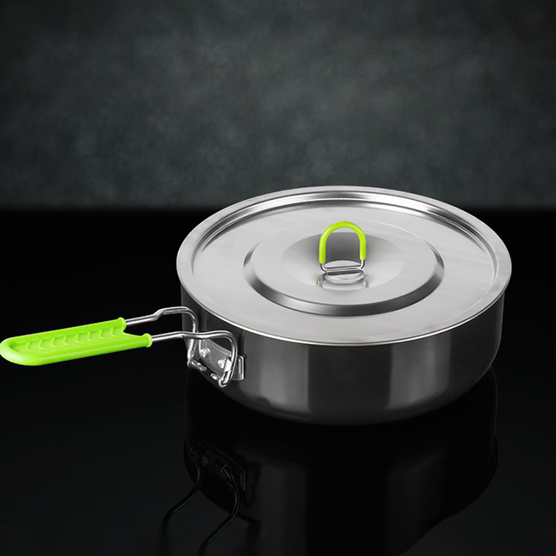 兄弟捷登BRS-P26多功能折叠不粘锅 家用大容量便携户外炒菜锅炒锅