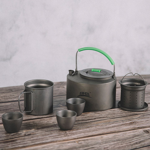 兄弟捷登BRS钛泡茶套装钛户外茶具煮茶泡器旅行便携功夫茶杯茶壶