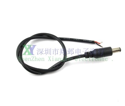 DC电源插头线5.5*2.1/2.5MM通用