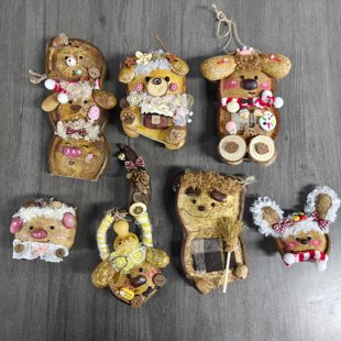 过江龙豆荚创意手作 | 榼藤豆荚娃娃DIY,创意摆件,包包挂件