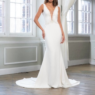 XS-S M-小L穿 THEIA 又美又温柔 珠宝刺绣礼服裙 1860