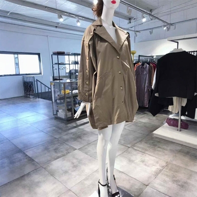 S-L穿 PALMER HARDING 深卡其廓形大衣 855