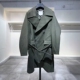 XL穿 墨绿色洋装 GAELLE PARIS 男款 风衣 885